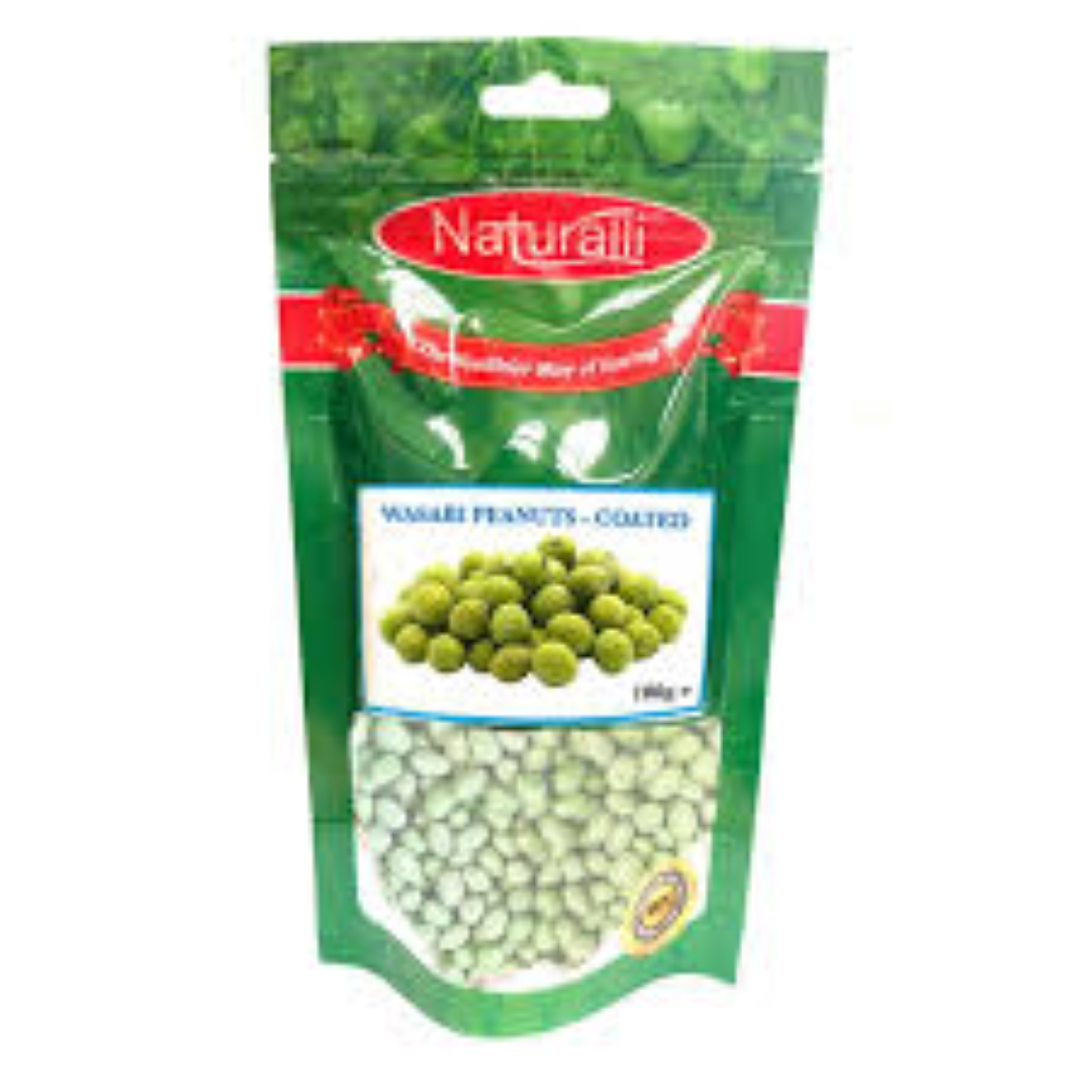 NATURALLI COATED WASABI PEANUTS 100G